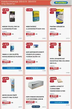Praktiker akciós újság - amely érvényes a következő dátumtól: 26.02.2026 | Oldal: 7