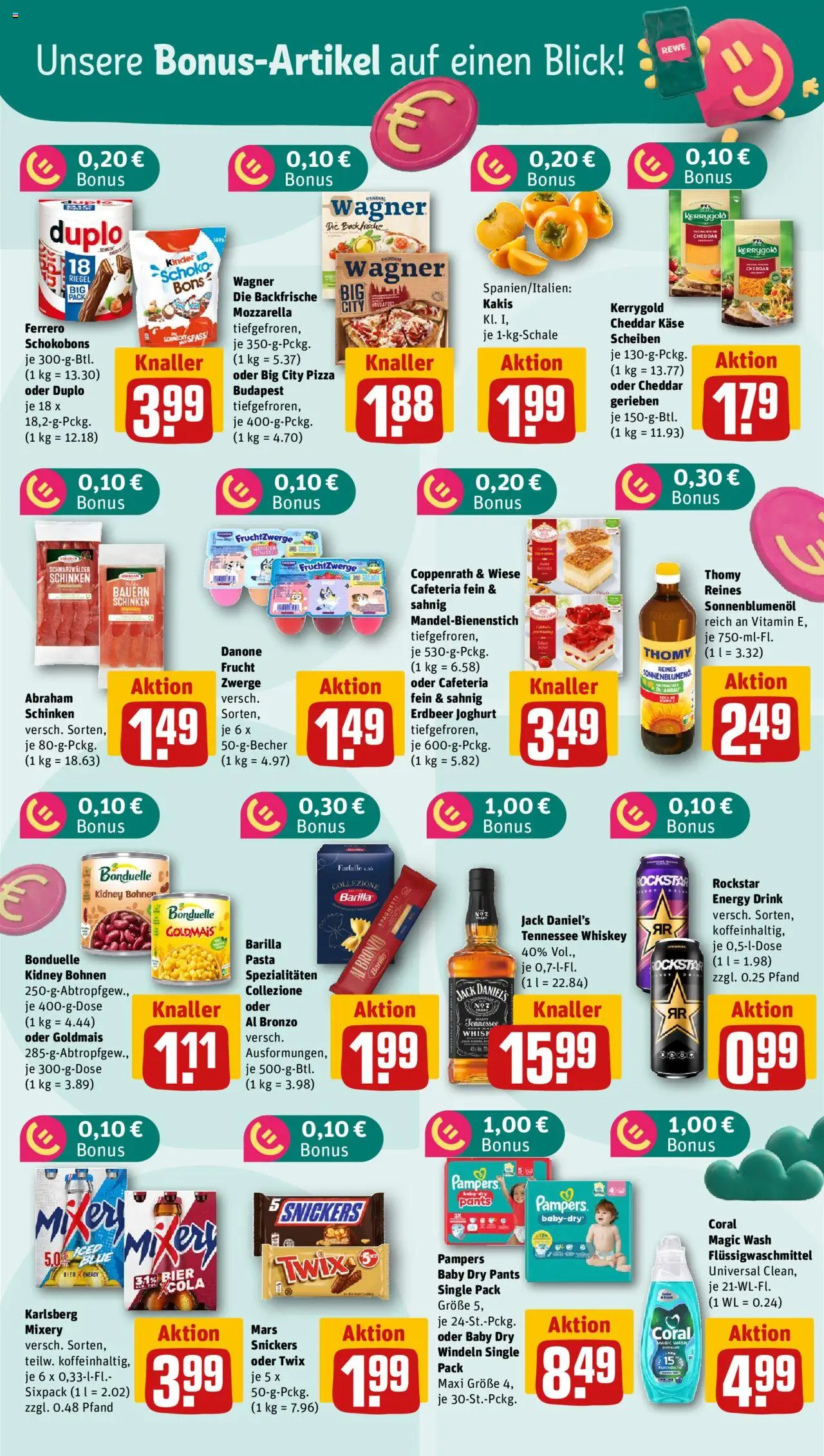 Rewe ihr Kaufpark Prospekt 	 – gültig ab 20.10.2025 | Seite: 31 | Produkte: Mozzarella, Snickers, Schinken, Whiskey