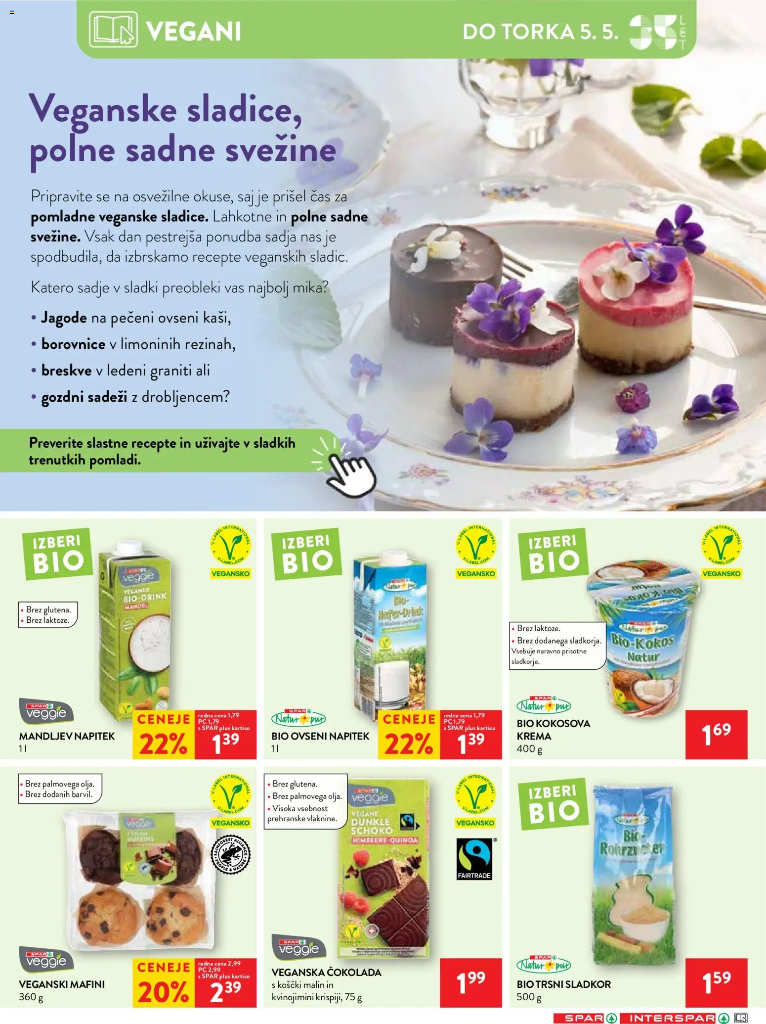 Novi Spar katalog ponudbe – veljaven od 29.04.2026 | Stran: 12 | Izdelki: Krema, Cokolada, Jagode, Sadje