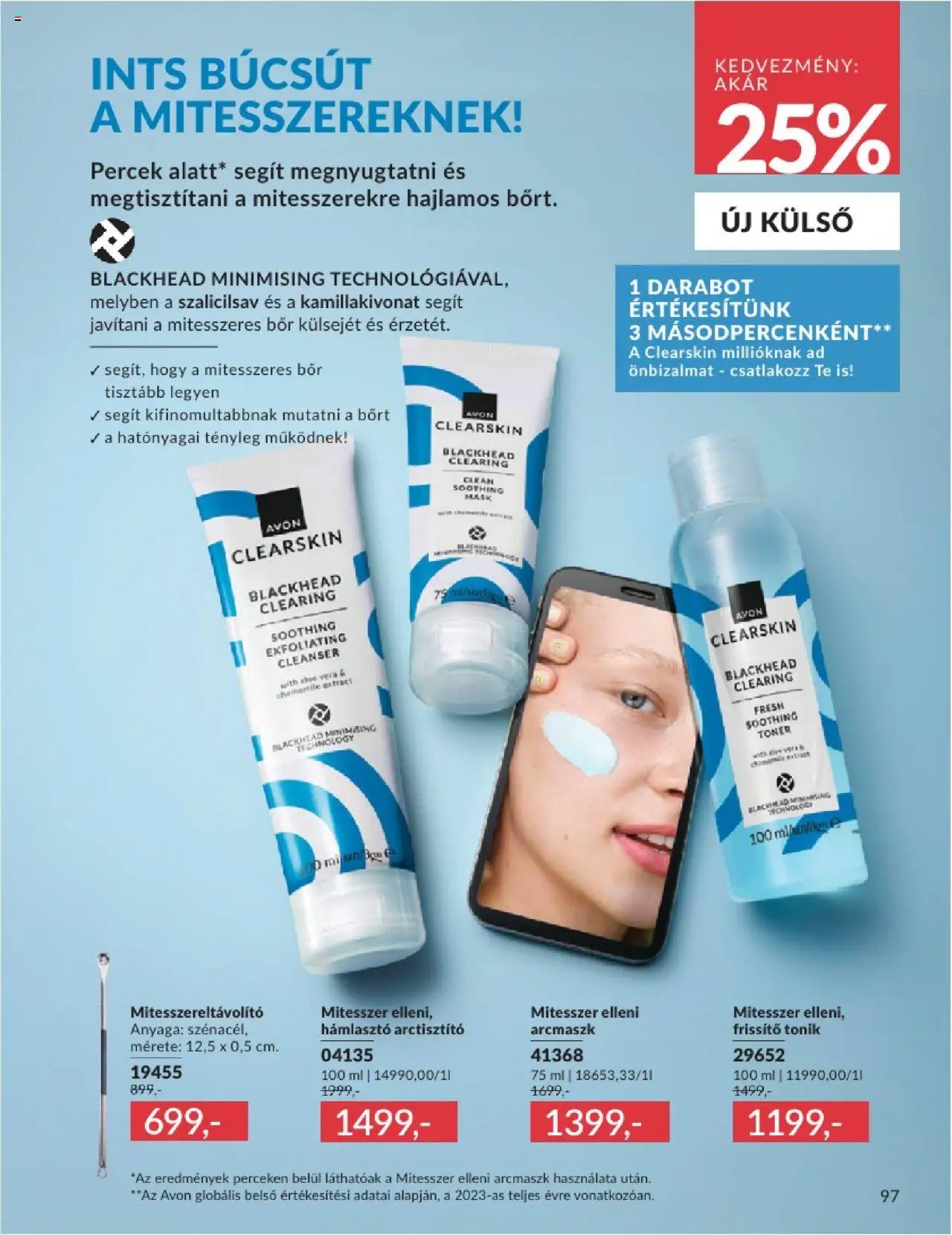 Avon akciós ujság - amely érvényes a következő dátumtól: 01.06.2025 | Oldal: 97 | Termékek: Hámlasztó, Bor