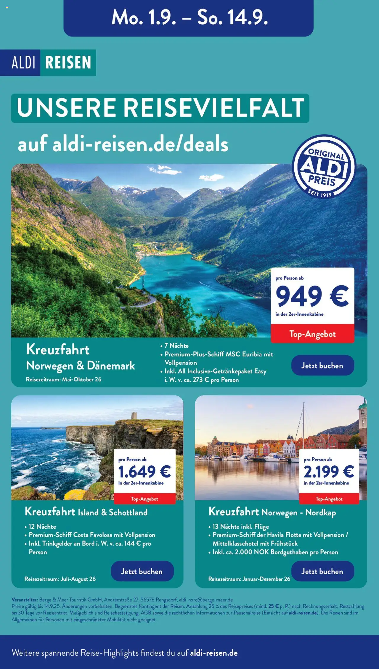 Aldi Prospekt 	 - gültig ab dem 01.09.2025 | Seite: 42