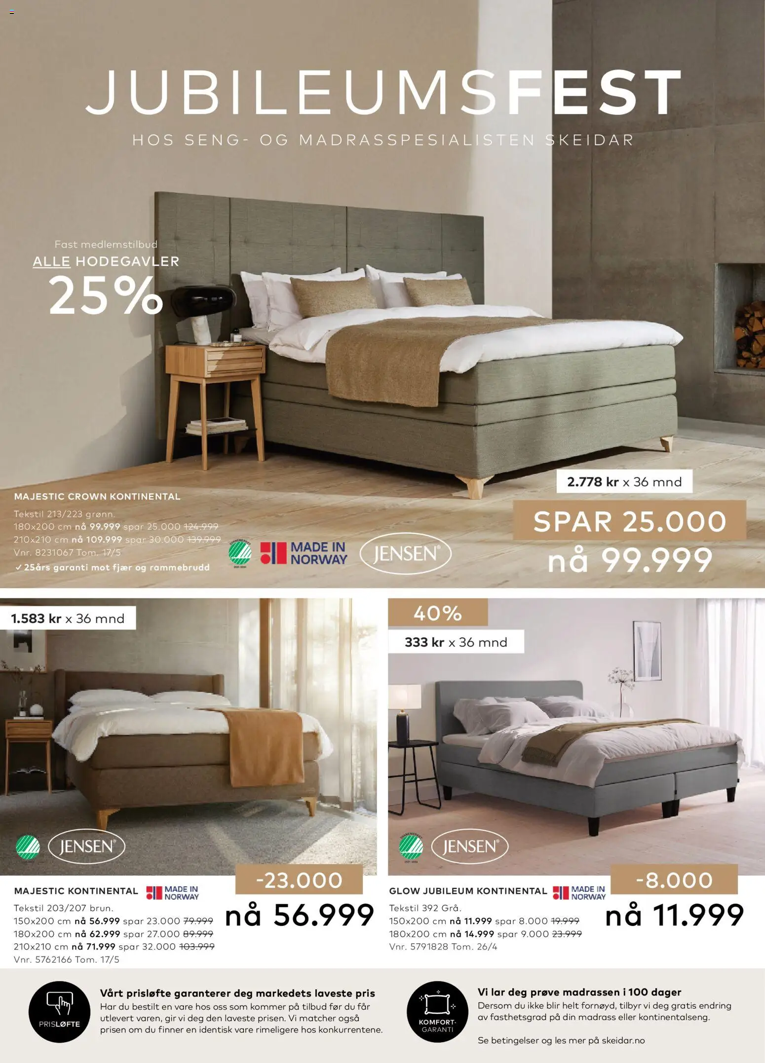 {H1} | Side: 14 | Produkter: Seng, Madrass