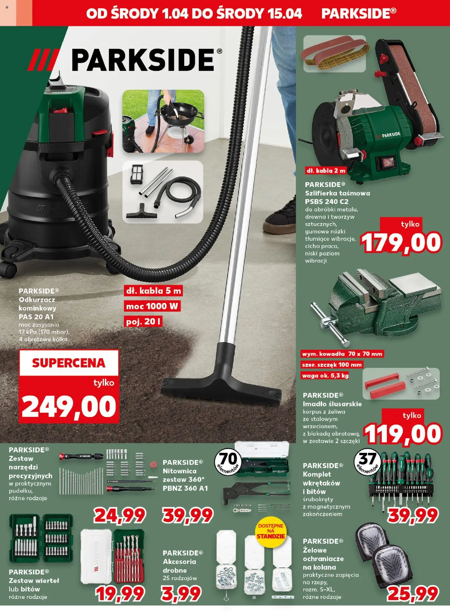 Kaufland Polsko leták - Mocny start od 07.04.2026 | Strana: 30 | Produkty: Parkside