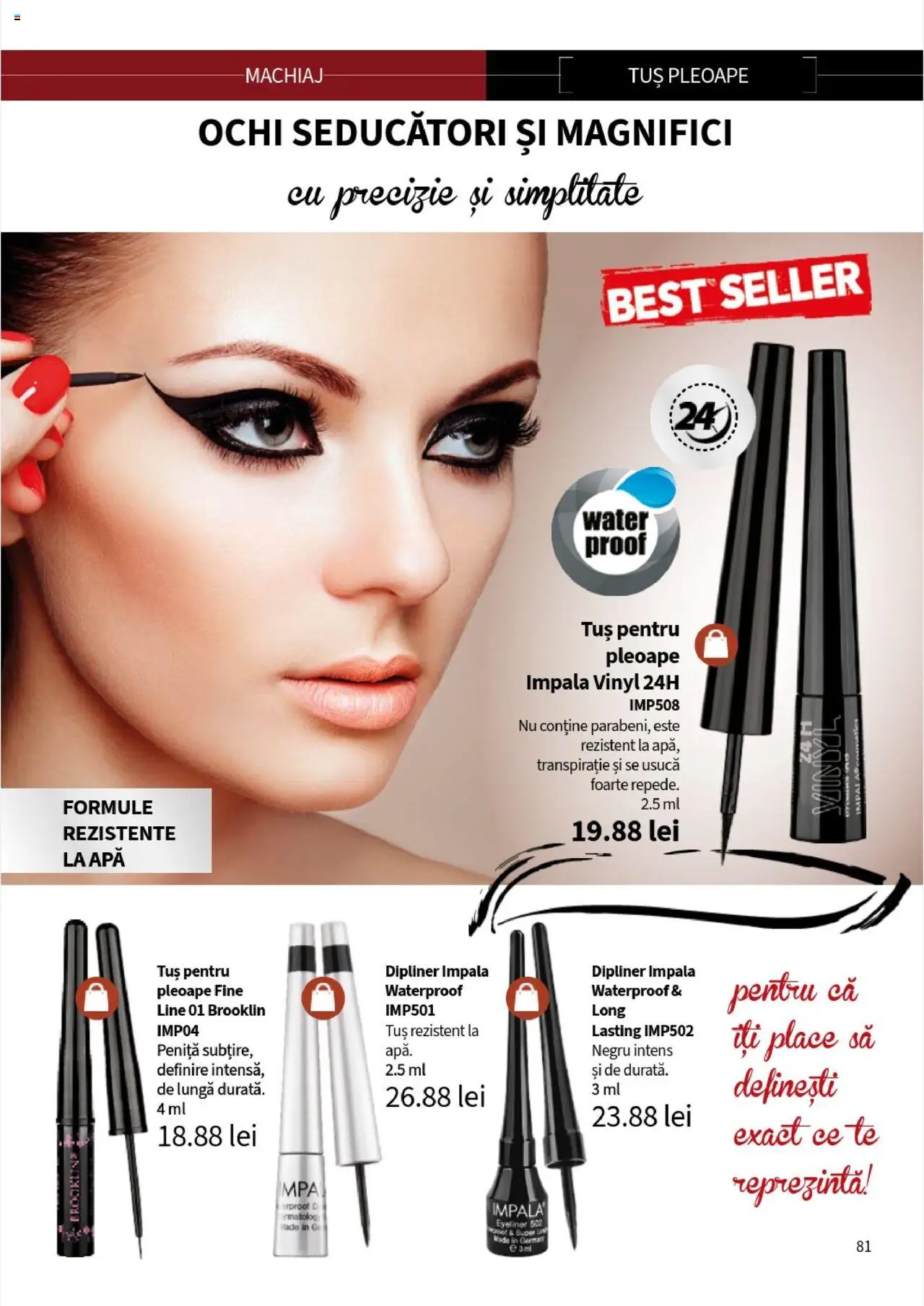 Noul catalog Lady’s – valabil de la 25.09.2025 | Pagină: 83 | Produse: Machiaj, Apă
