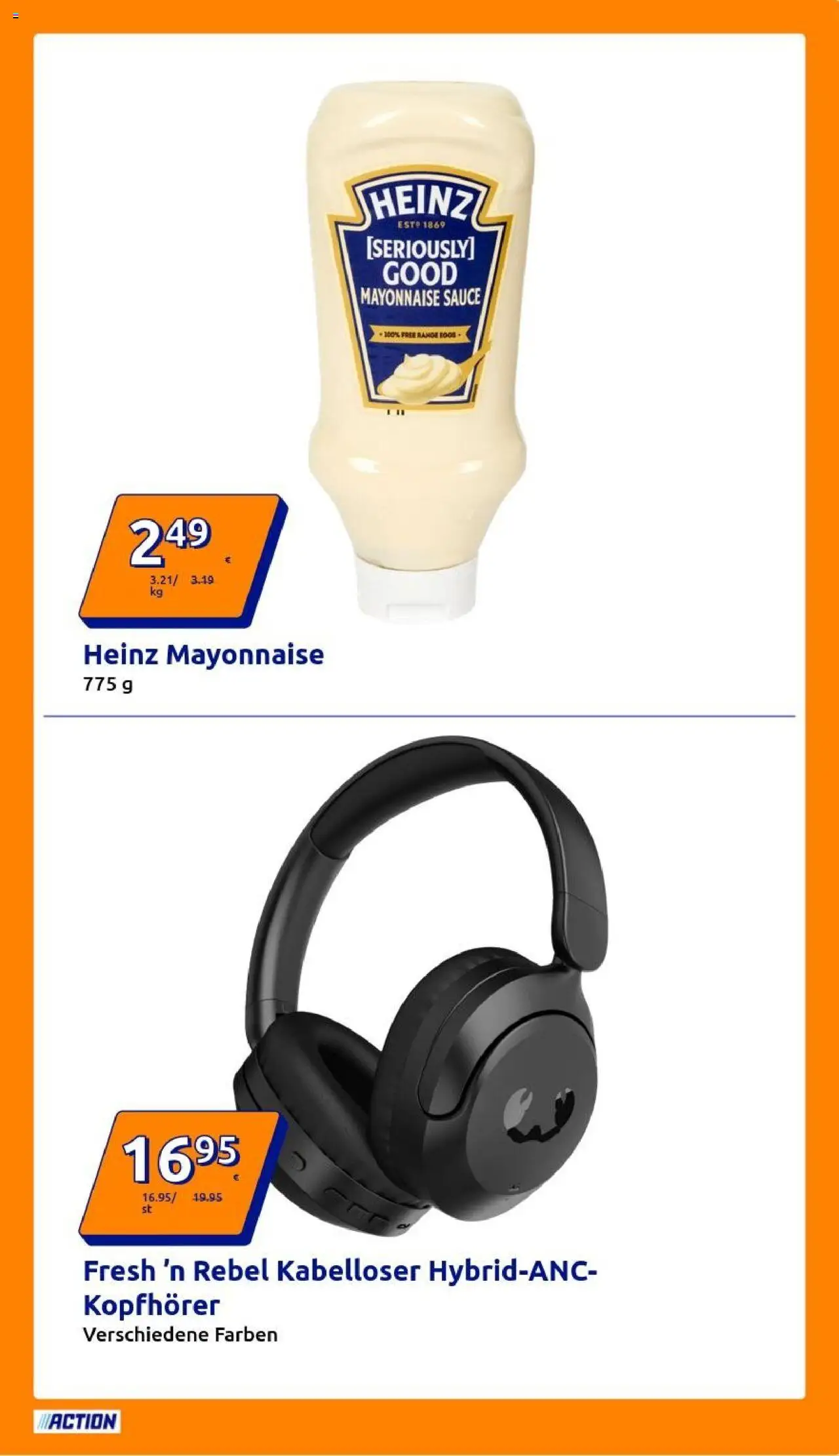 Action Flugblatt gültig ab 15.10.2025 | Seite: 5 | Produkte: Mayonnaise, Kopfhörer
