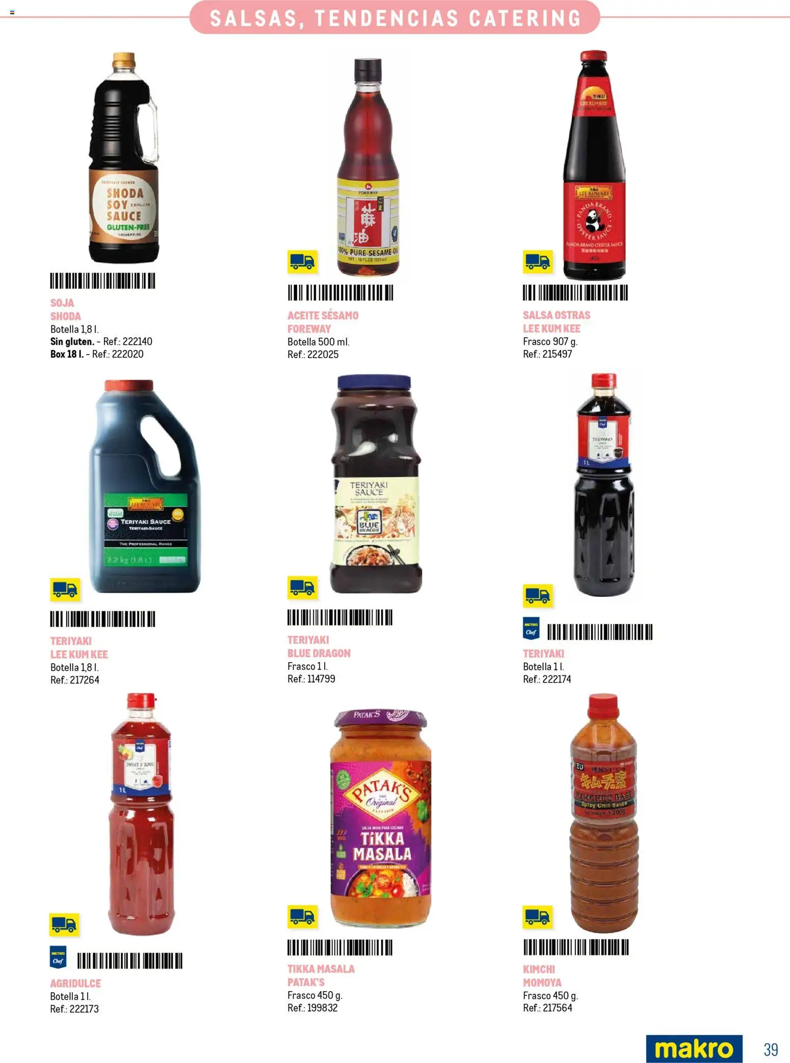 Makro Especial Catering Prat │ válido desde el 16.03.2026 | Página: 39 | Productos: Aceite