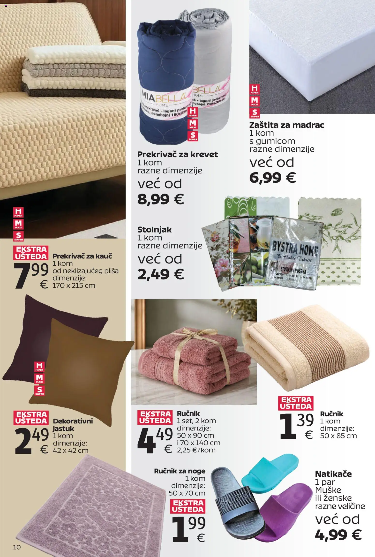 Tommy katalog | vrijedi od 27.04.2026 | Stranica: 10 | Proizvodi: Krevet, Madrac, Kauč, Natikače