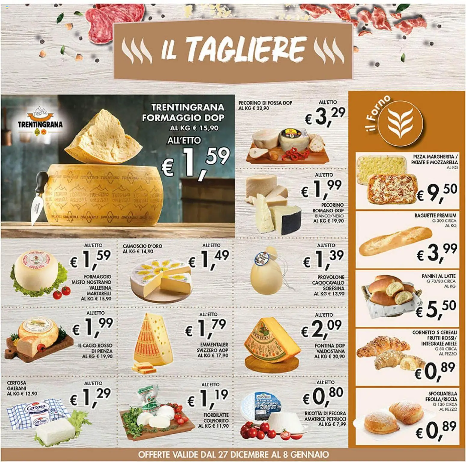 Volantino Coal del 27.12.2025 | Pagina: 6 | Prodotti: Formaggio, Tagliere, Forno, Il forno