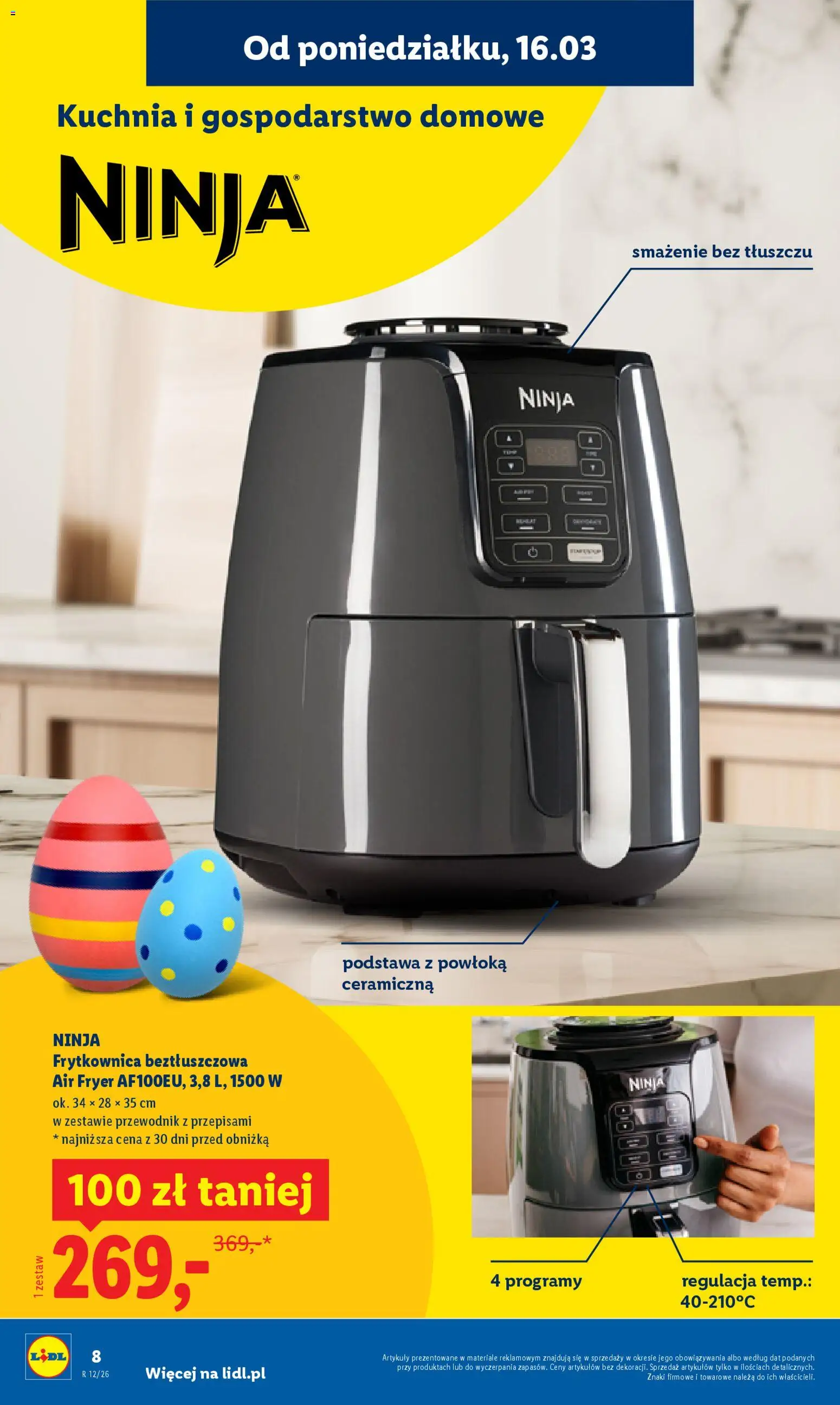 Lidl Katalog od 16.03.2026 | Strona: 10 | Produkty: Frytkownica, Frytkownica beztłuszczowa
