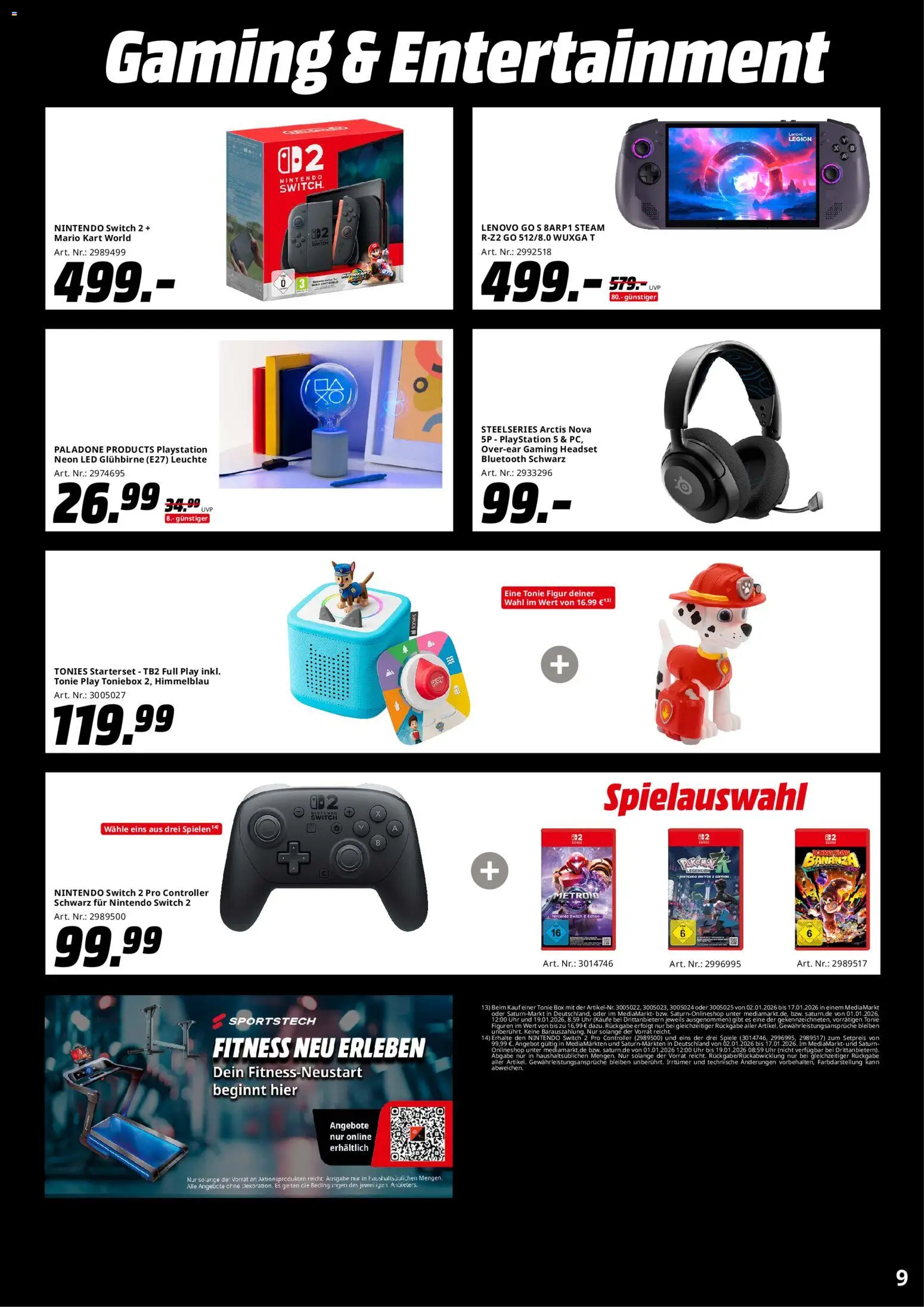 Media Markt Prospekt 	 – gültig ab 01.01.2026 | Seite: 9