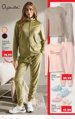 Ofertele Kaufland valabile de la 04.02.2026 | Pagină: 30 | Produse: Costum, Papuci
