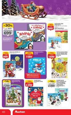 Auchan - Karácsonyi játék - amely érvényes a következő dátumtól: 24.10.2025 | Oldal: 40