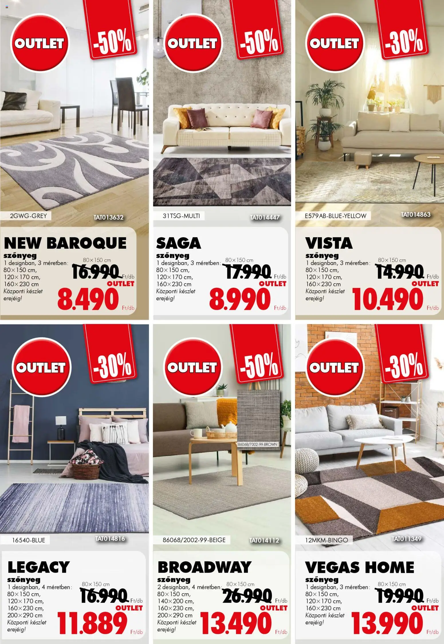 Diego akciós ujság - amely érvényes a következő dátumtól: 01.11.2025 | Oldal: 6 | Termékek: Szőnyeg