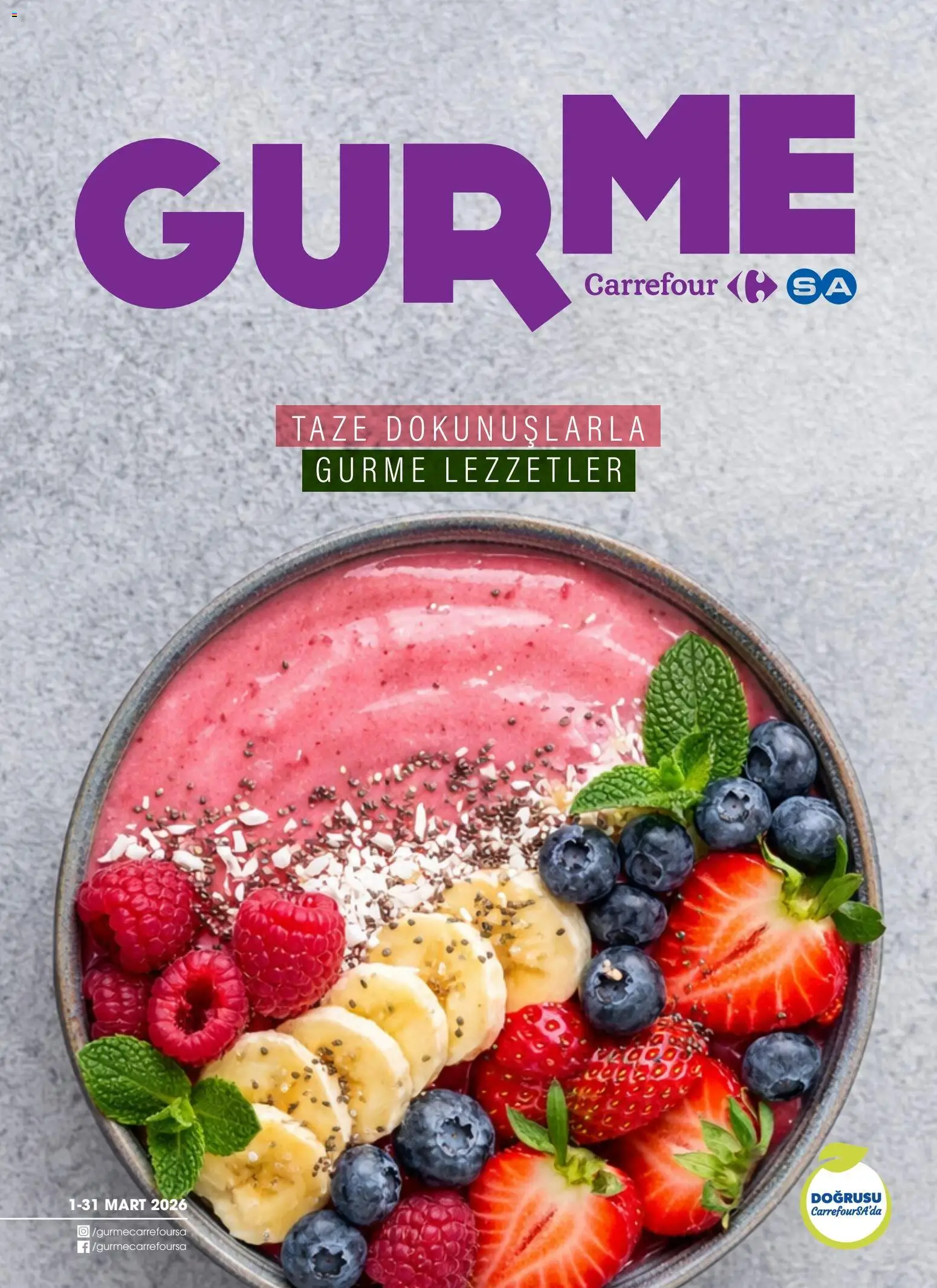 CarrefourSA - Katalog Gurme - 01.03.2026 tarihinden itibaren geçerlidir | Sayfa: 1