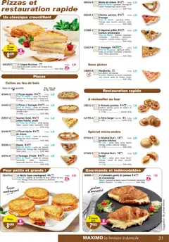  | Page: 31 | Produits: Lardons, Mozzarella, Jambon, Oignons