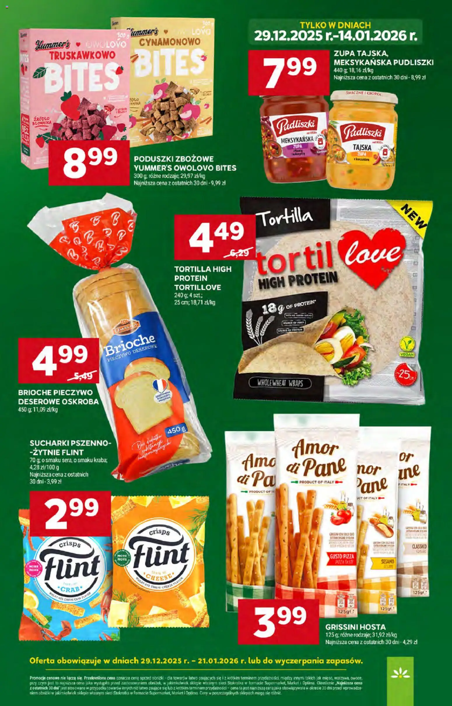 Stokrotka Gazetka od 15.01.2026 | Strona: 29 | Produkty: Zupa tajska, Stokrotka, Zupa, Owoce