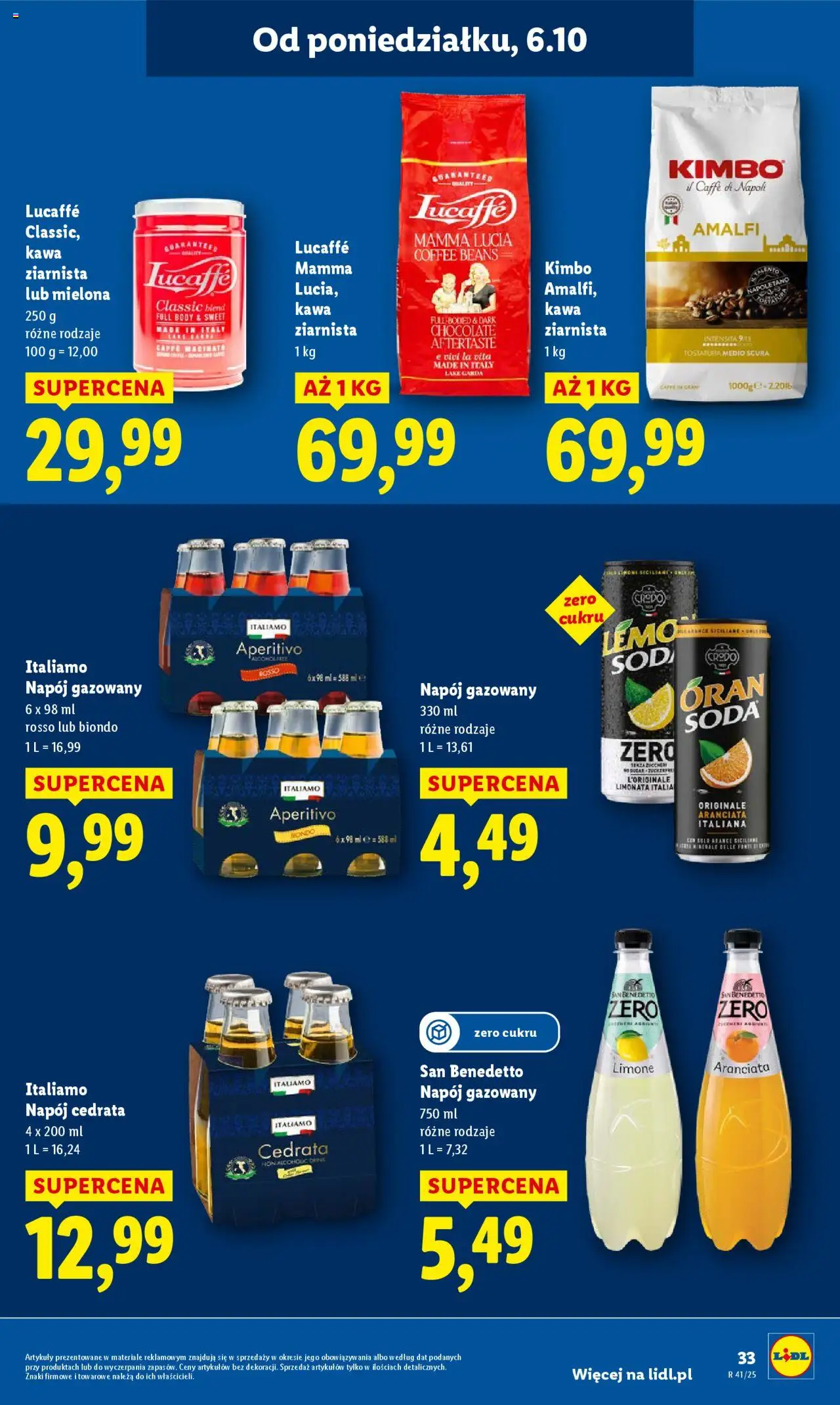 Lidl Gazetka od 06.10.2025 | Strona: 33 | Produkty: Kawa ziarnista, Kawa, Body