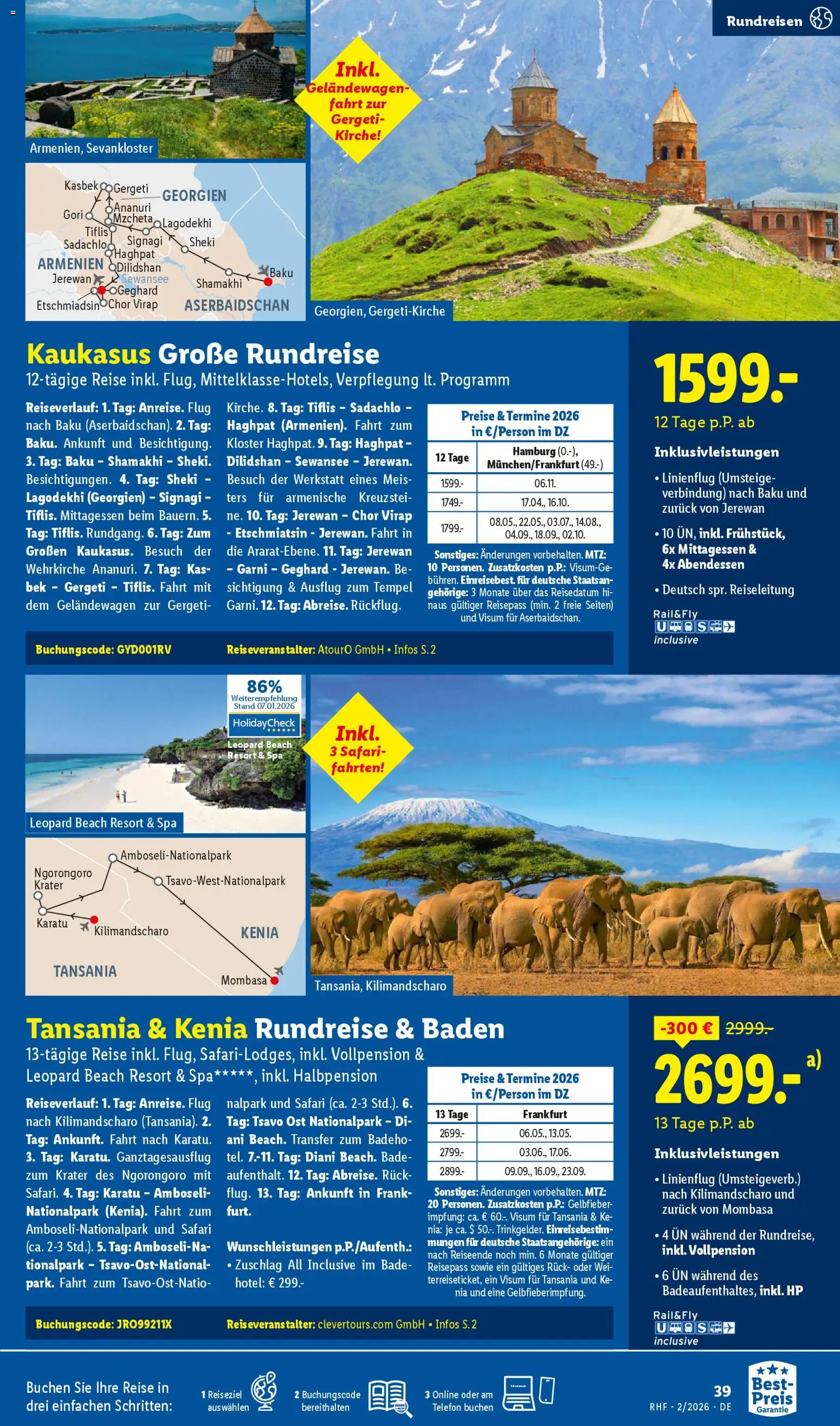 Lidl Reisen Prospekt 	 – gültig ab 31.01.2026 | Seite: 39 | Produkte: HP, Telefon
