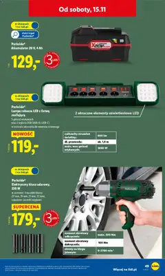 Pogląd oferty "Lidl Katalog" - ważna od 10.11.2025 | Strona: 53 | Produkty: USB, Lampa, Regał