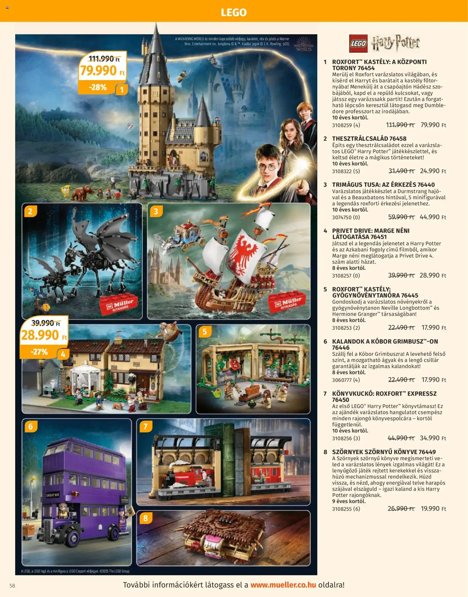 Müller akciós ujság - amely érvényes a következő dátumtól: 27.10.2025 | Oldal: 58 | Termékek: Játék, Ágyak, Csillár, Könyvtámasz