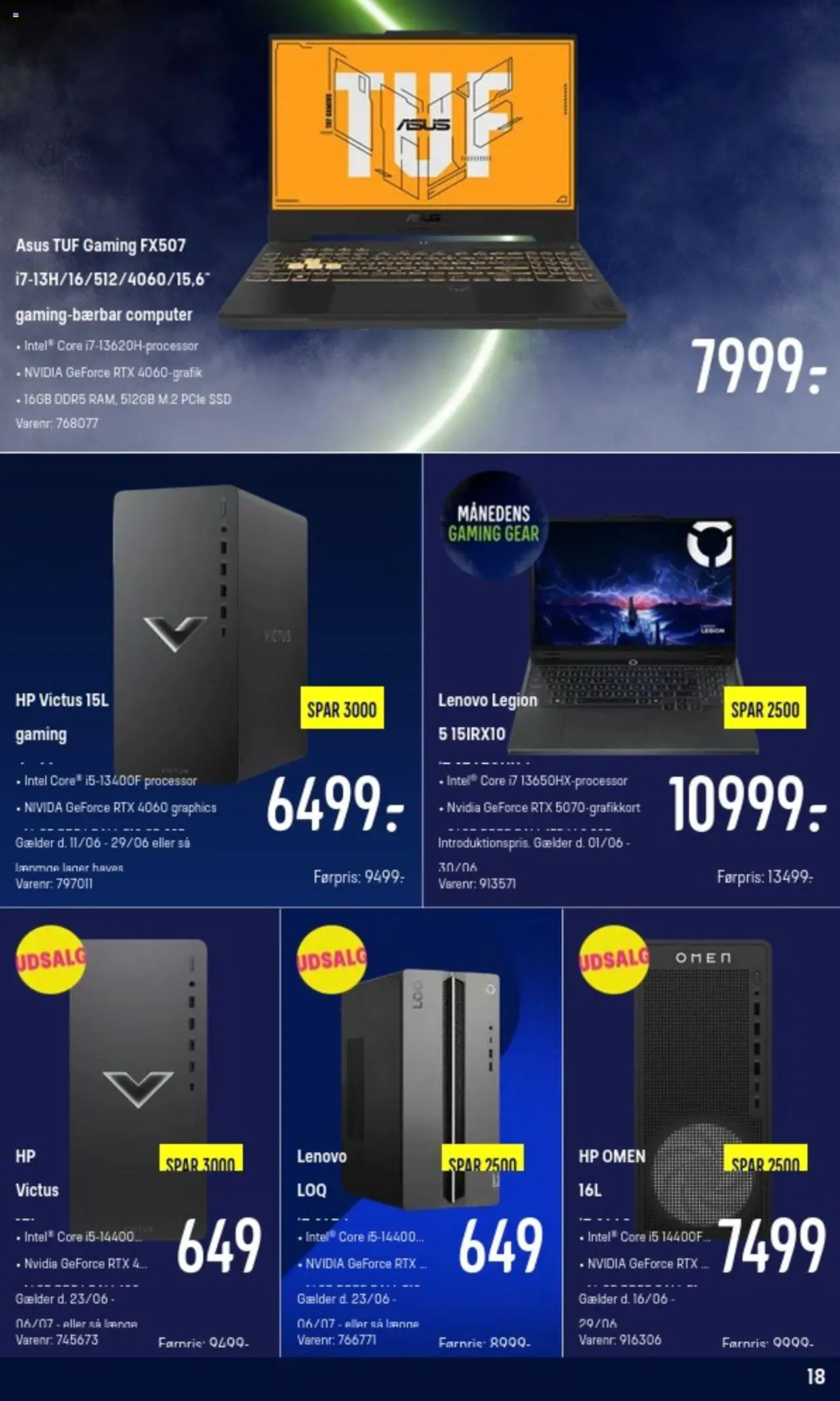 Elgiganten Tilbudsavis gyldig fra 23.06.2025 | Side: 18 | Produkter: Processor, Computer, SSD