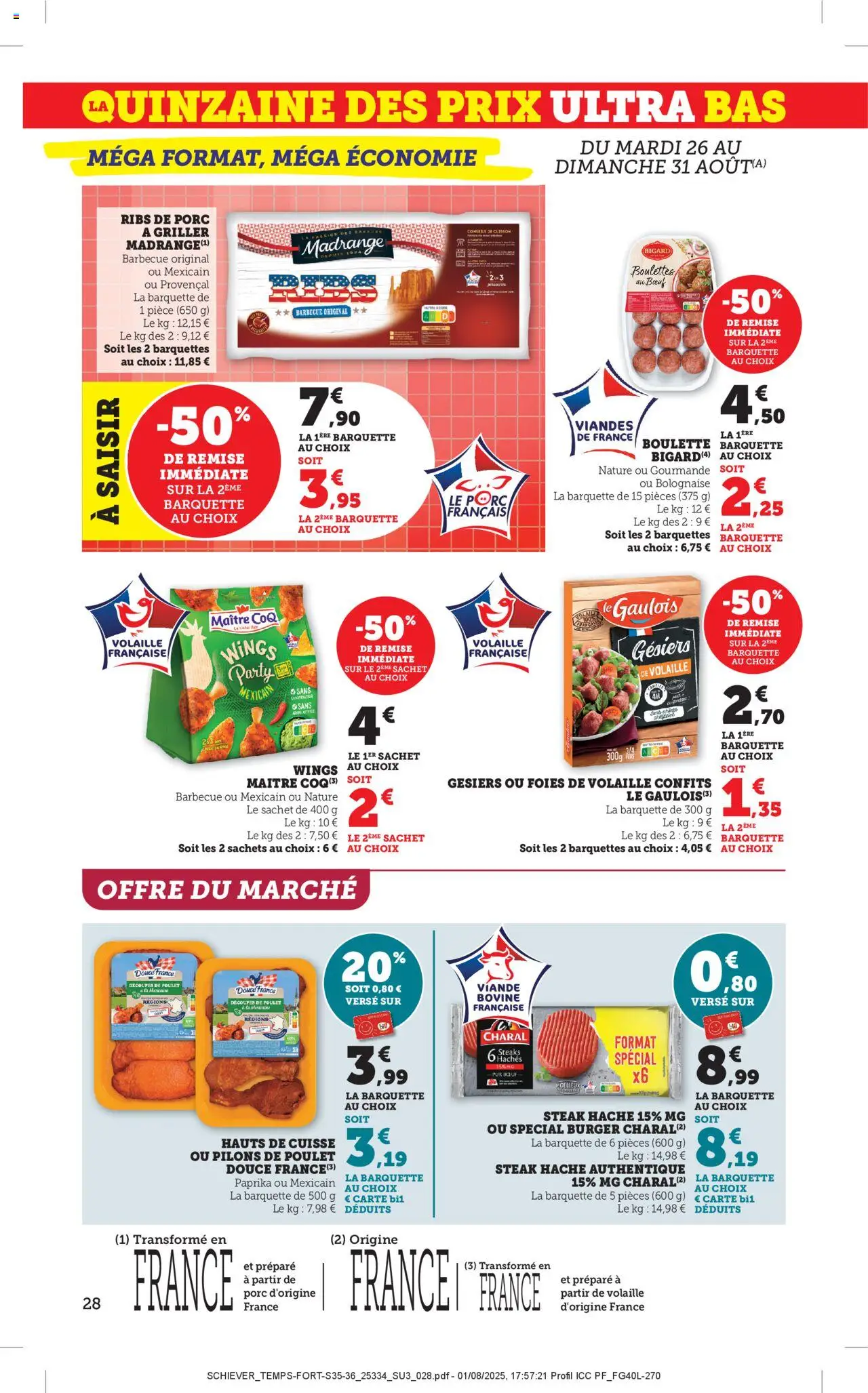  | Page: 28 | Produits: Paprika, Volaille, Viande, Porc