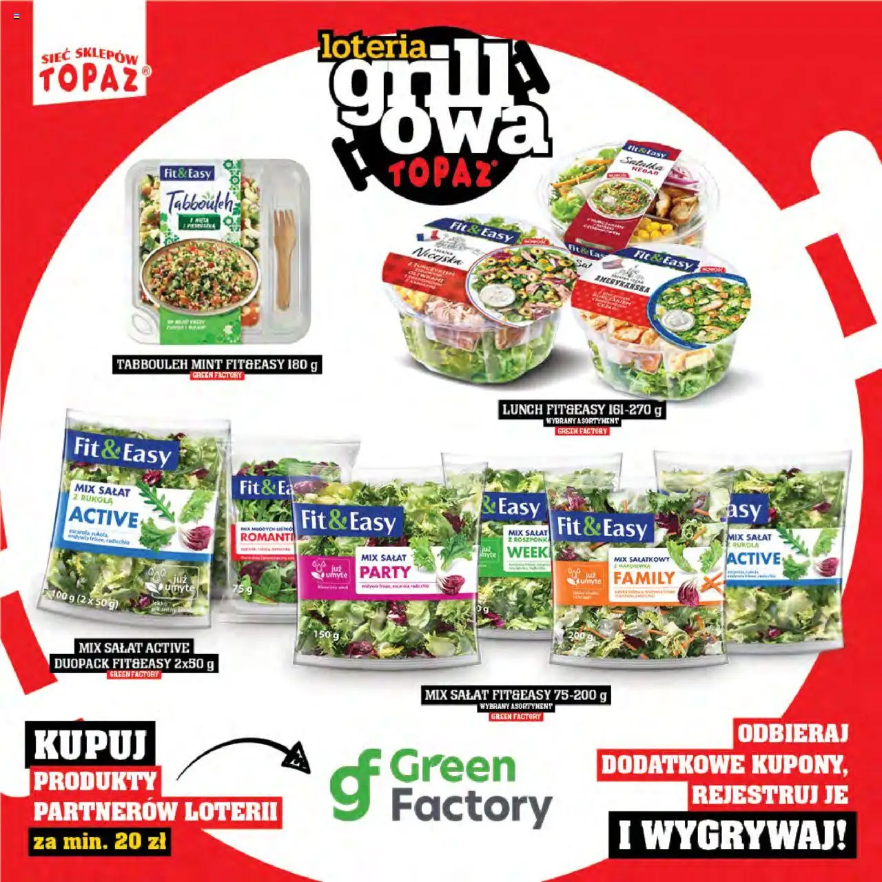 Topaz Gazetka - Katalog produktów Loteria Grillowa od 25.04.2025 | Strona: 18 | Produkty: Kebab, Rukola, Mięta, Botwinka