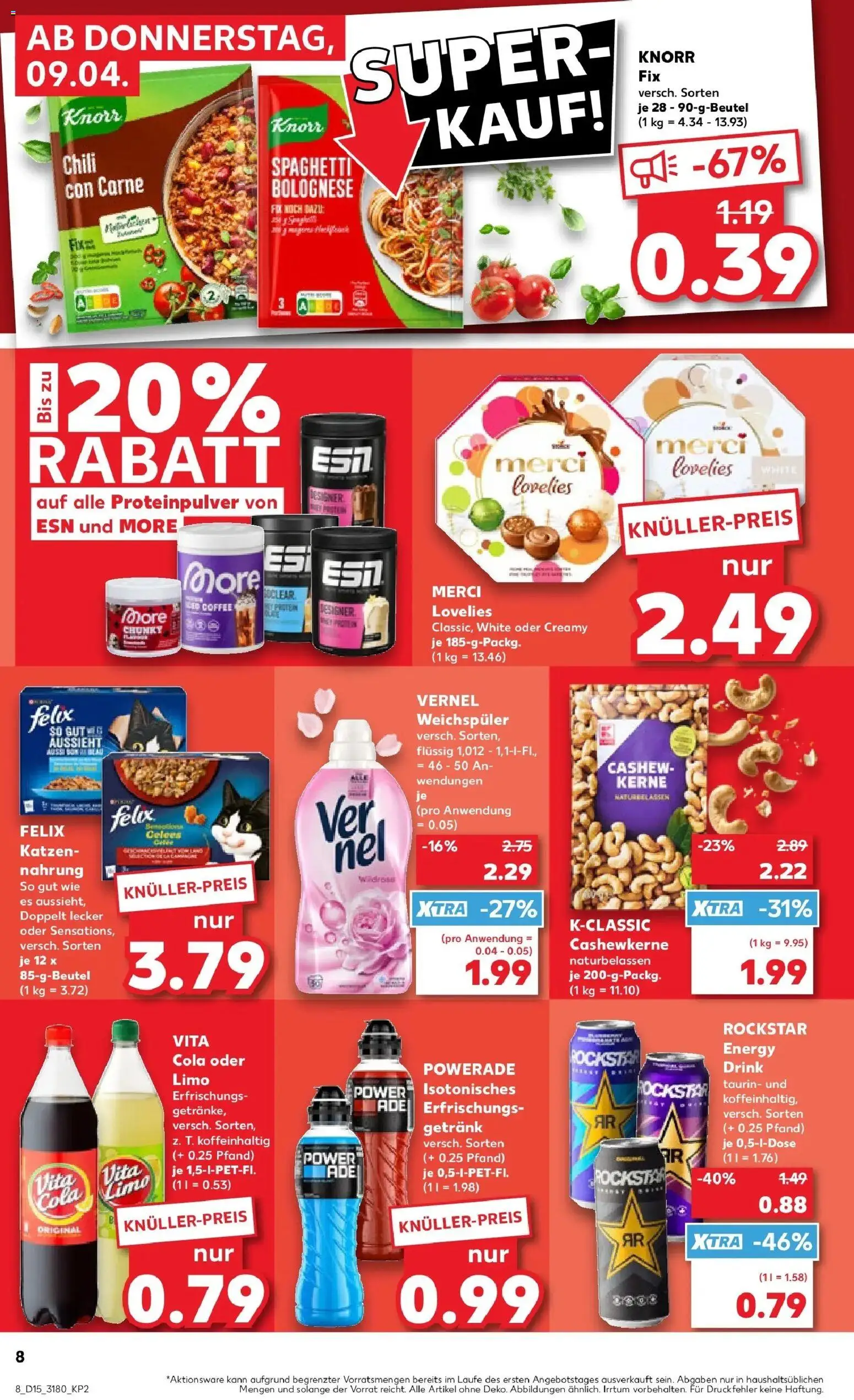 Kaufland Prospekt Berlin	 – gültig ab 07.04.2026 | Seite: 20 | Produkte: Knorr fix, Cola, Knorr, Vita cola