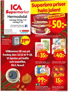 ICA Supermarket - Malmö - Förhandsvisning av reklamblad från butik ICA Supermarket aktuell från 08.12.2025