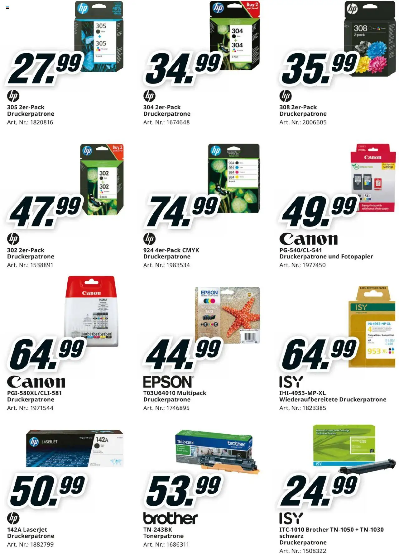 Media Markt Angebote gültig ab 24.08.2025 | Seite: 11 | Produkte: Toner