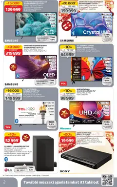 Auchan - Elektronikai ajánlataink - amely érvényes a következő dátumtól: 27.11.2025 | Oldal: 2