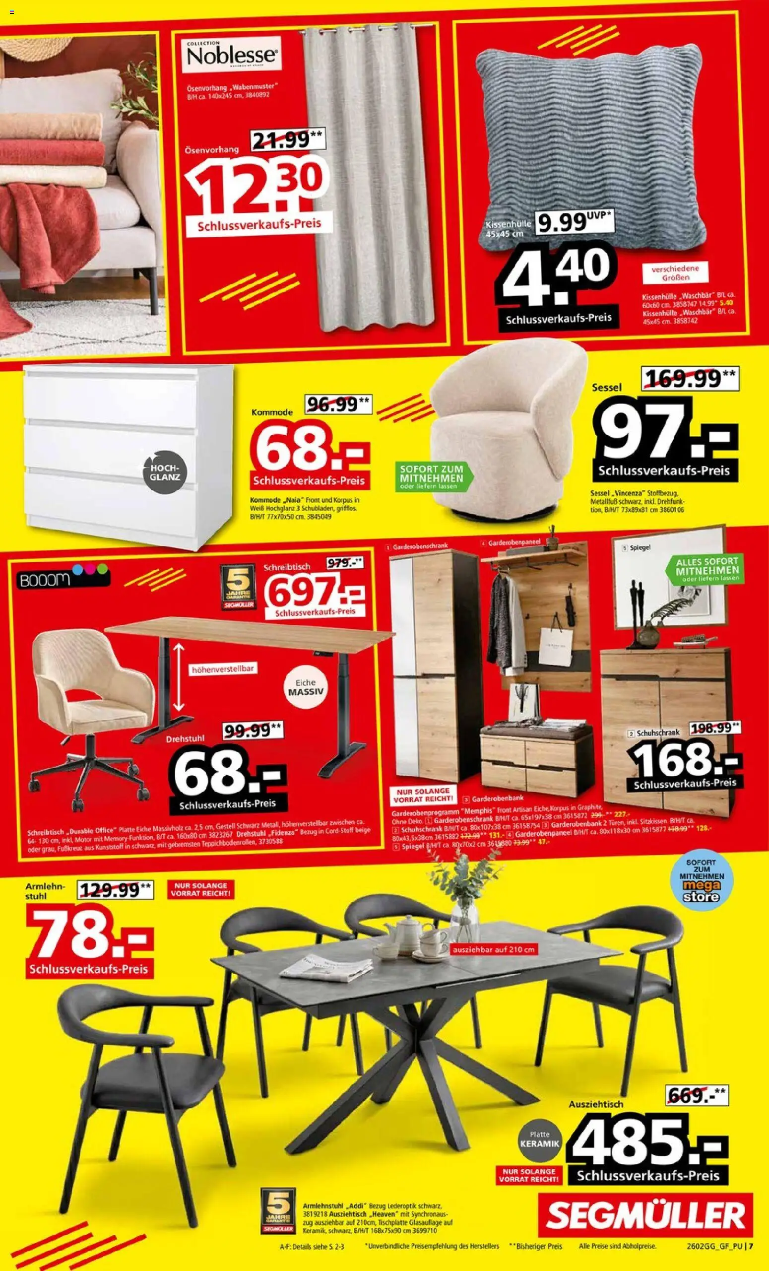 Segmüller Grösster WSV – gültig ab 06.02.2026 | Seite: 7