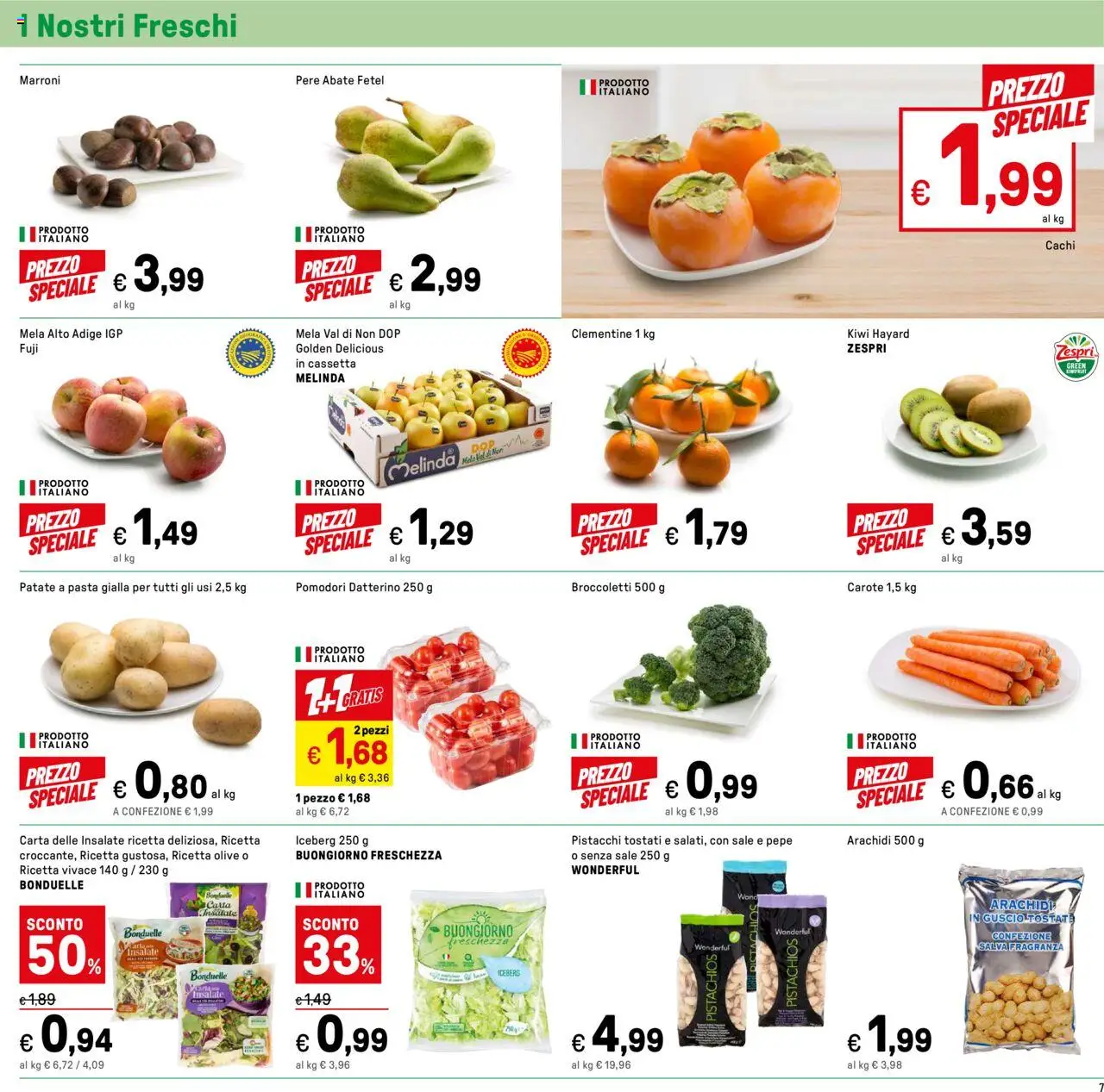 Volantino Iper del 13.10.2025 | Pagina: 7 | Prodotti: Patate, Sale, Olive, Fragranza
