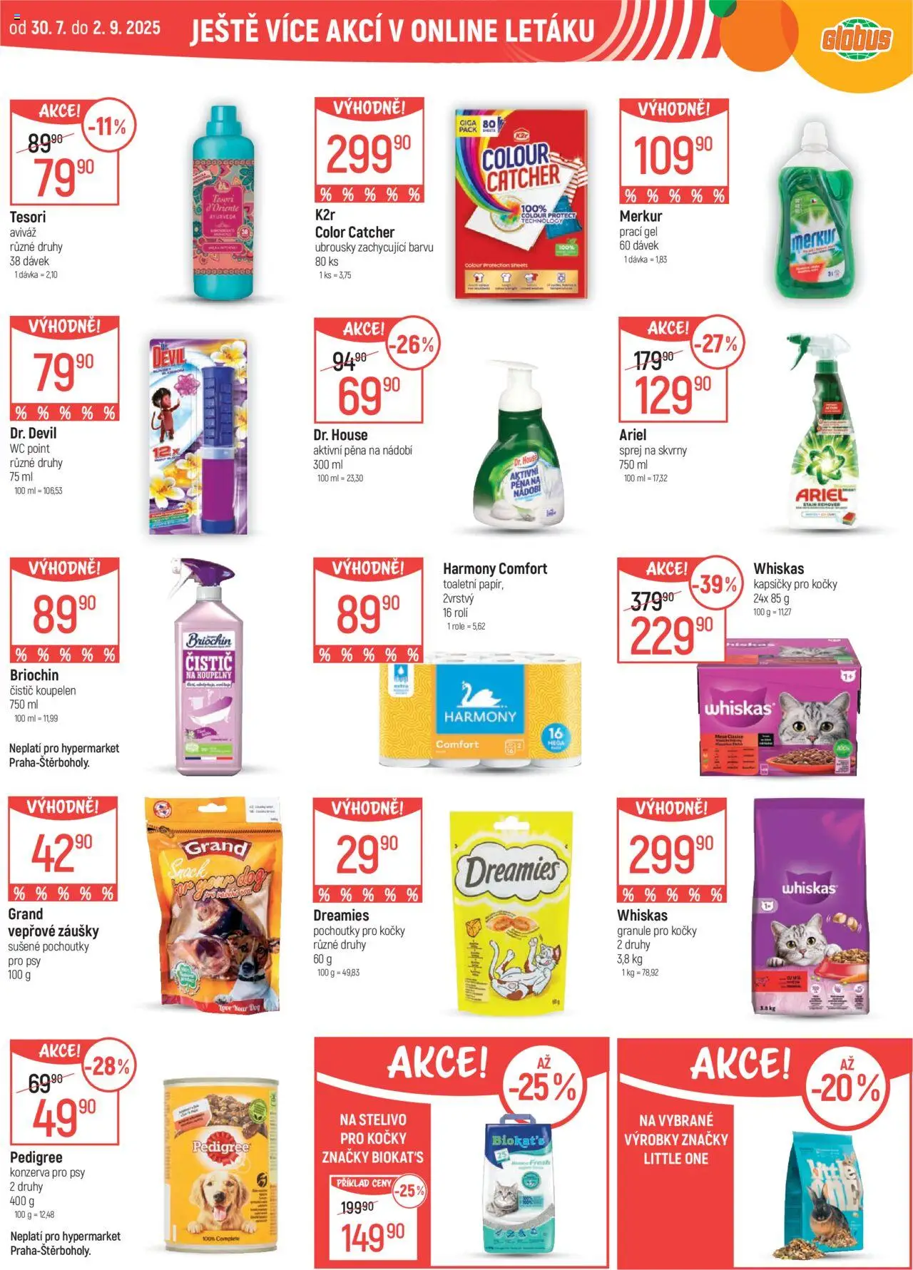 Globus leták - České Budějovice od 20.08.2025 | Strana: 41 | Produkty: Aviváž, Prací gel, Pedigree, Konzerva pro psy