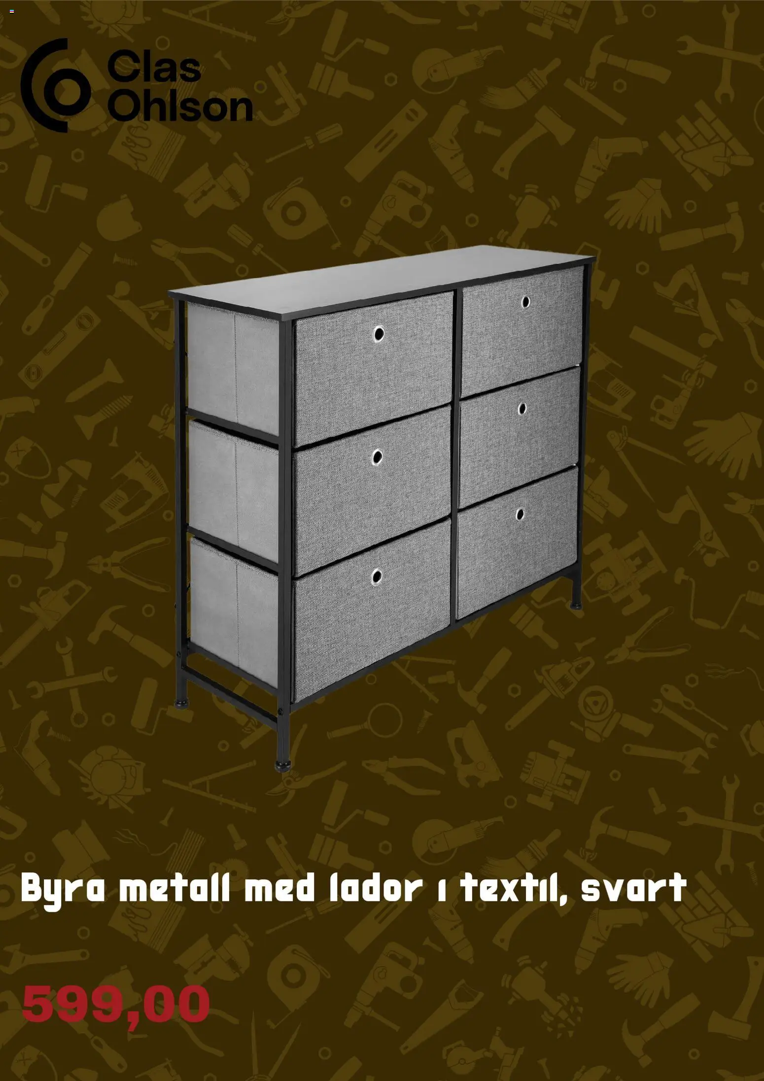 Clas Ohlson reklamblad aktuell från 14.04.2026 | Sida: 7 | Produkter: Byrå