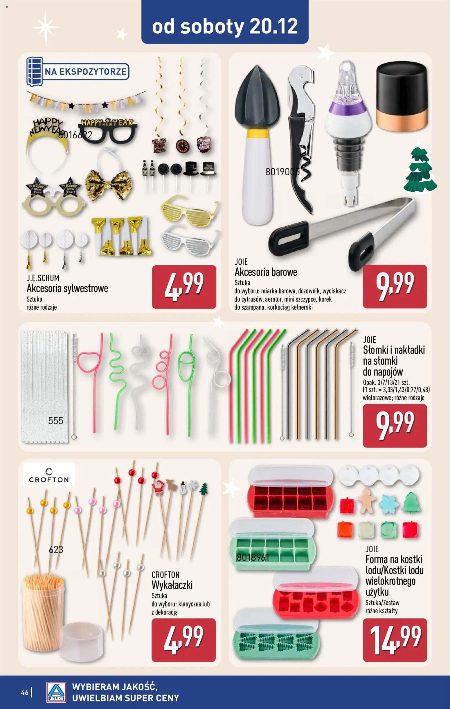 Aldi Gazetka od 15.12.2025 | Strona: 46 | Produkty: Słomki