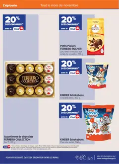 Carrefour contact - Prévisualisation de Carrefour contact catalogue valide à partir de 01.11.2025 | Page: 4 | Produits: Noisette, Raffaello, Lait, Chocolat