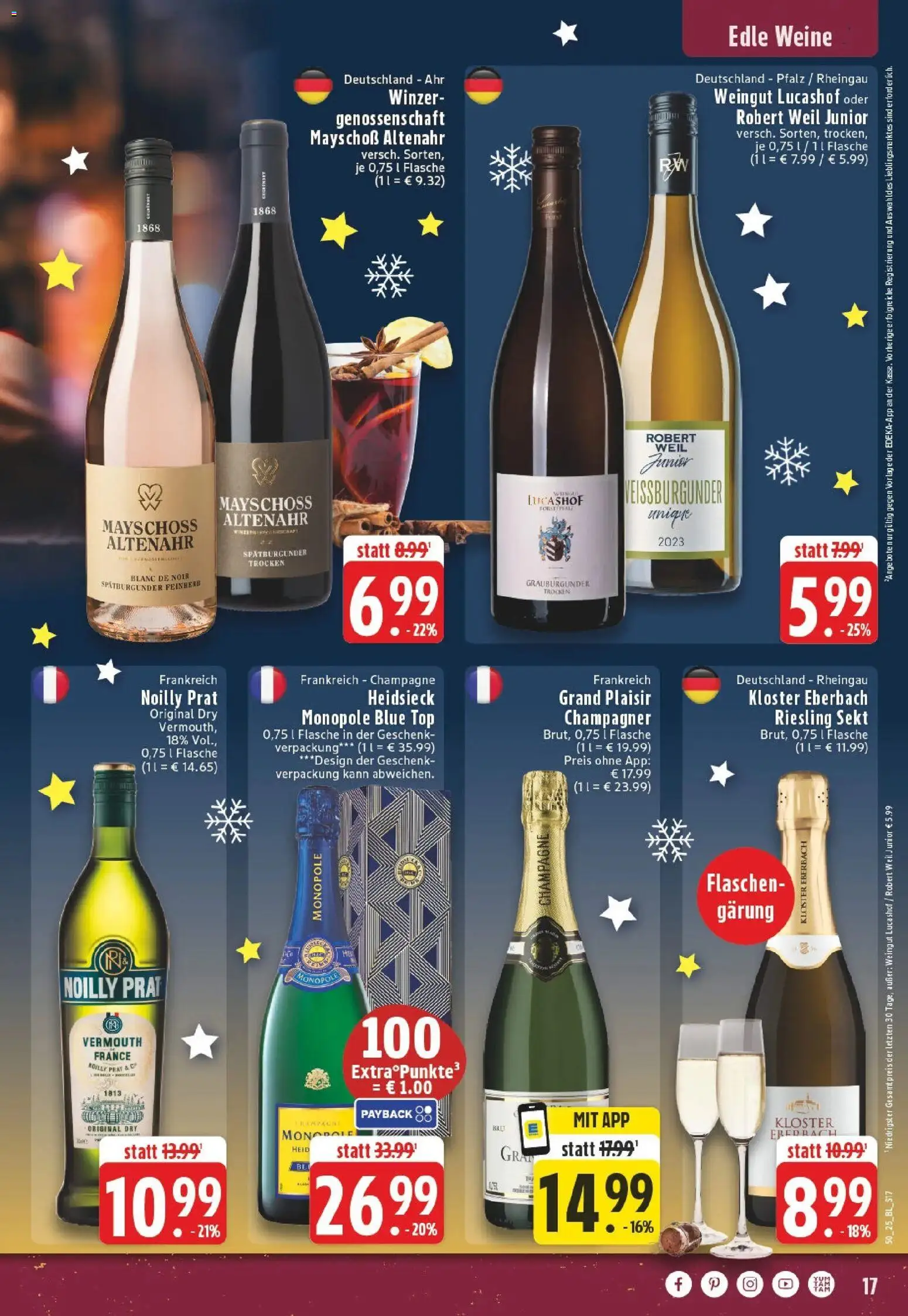 Edeka prospekt Bonn	 – gültig ab 07.12.2025 | Seite: 17 | Produkte: Top, Sekt