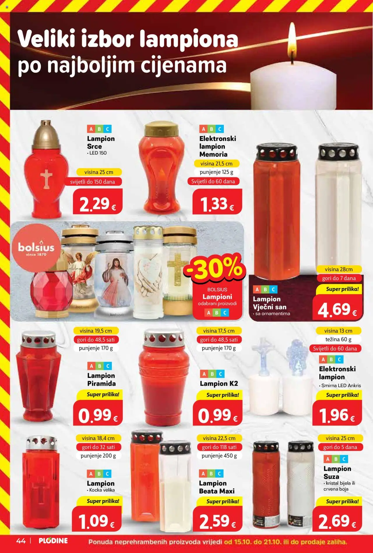Plodine katalog | vrijedi od 15.10.2025 | Stranica: 46 | Proizvodi: Lampion