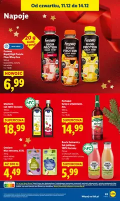 Pogląd oferty "Herbapol Syrop z witaminami, XXL, 980 ml malina" - ważna od 11.12.2025 | Strona: 63 | Produkty: Brzoskwinia, Syrop, Napoje, Sok