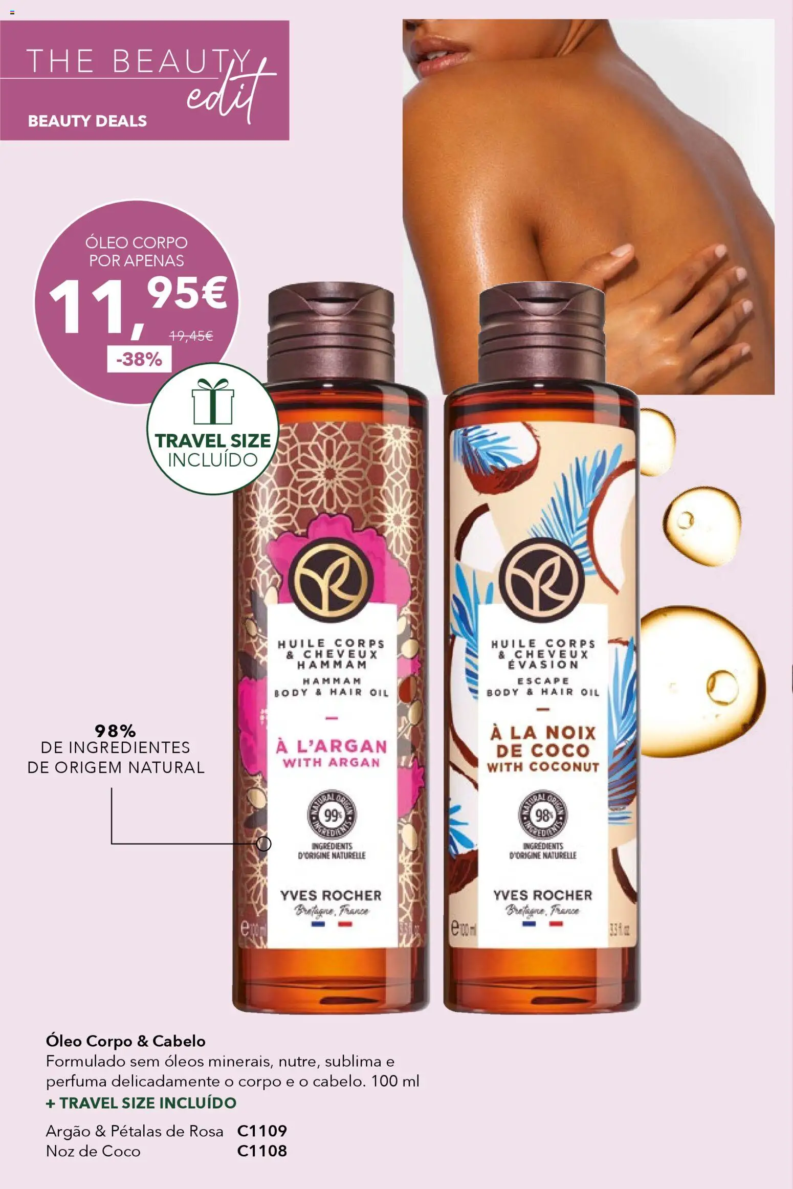 Yves Rocher catálogo 16 │ válido de 17.12.2025 | Página: 50 | Produtos: Óleo