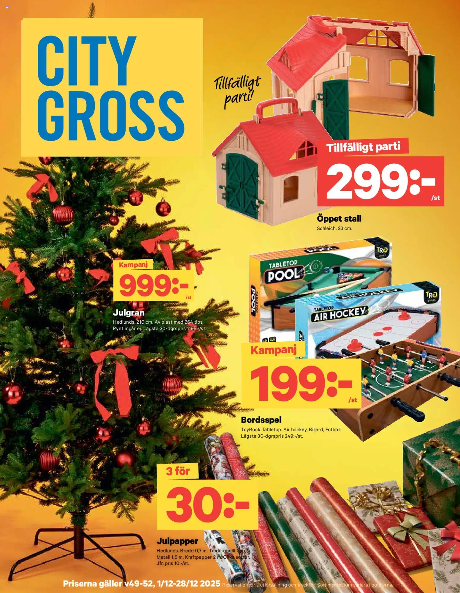 City Gross reklamblad aktuell från 15.12.2025 | Sida: 13 | Produkter: Pool, Galler