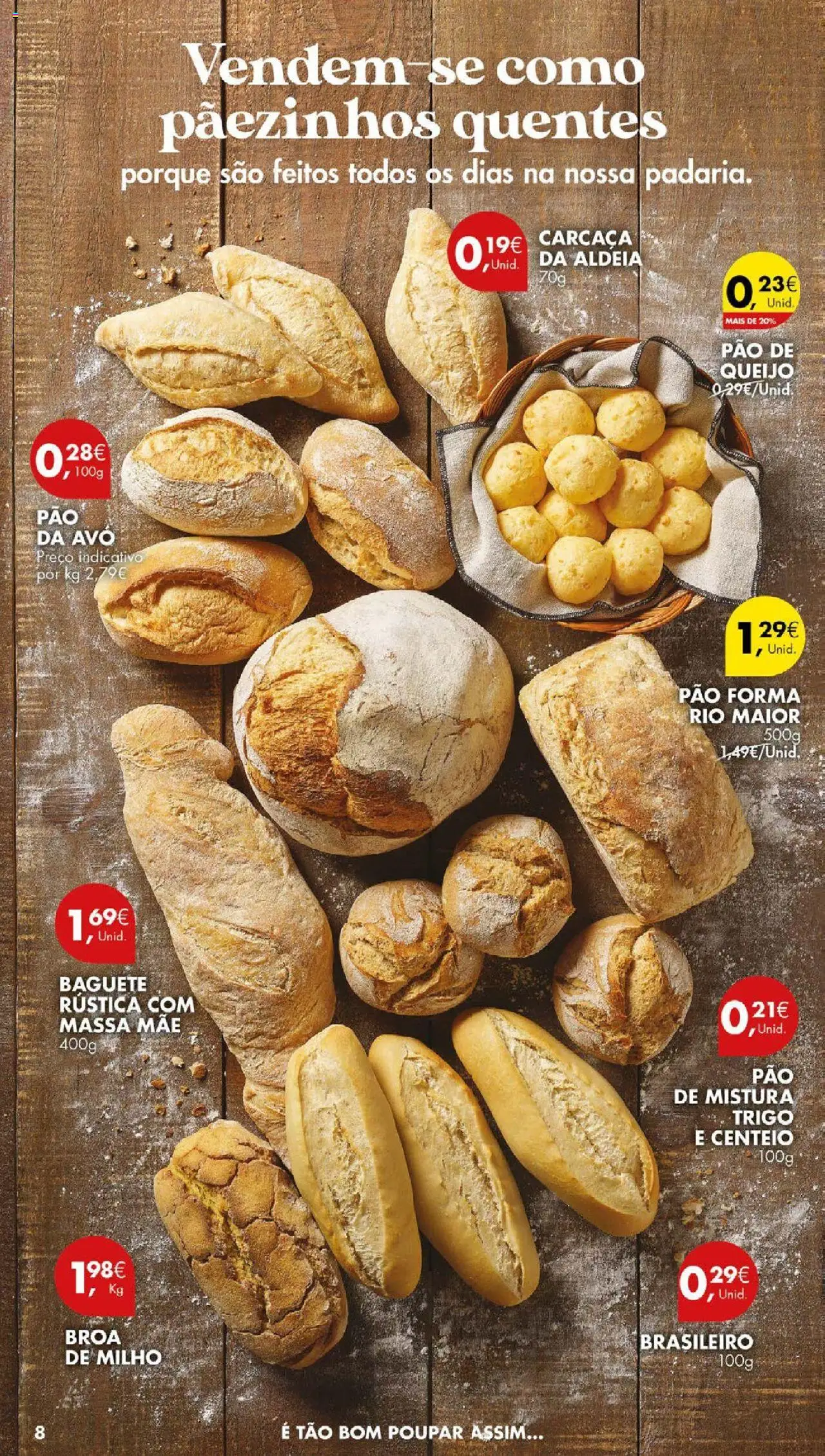 Pingo Doce folheto │ válido de 14.10.2025 | Página: 10 | Produtos: Pão de queijo, Queijo, Pão, Massa