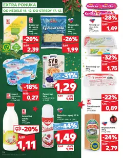 Kaufland leták platný od 11.12.2025 | Strana: 74