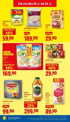 Náhled letáku Lidl aktuální leták od 19.03.2026 | Strana: 20 | Produkty: Borůvky, Sirup, Čekankový sirup, Mysli
