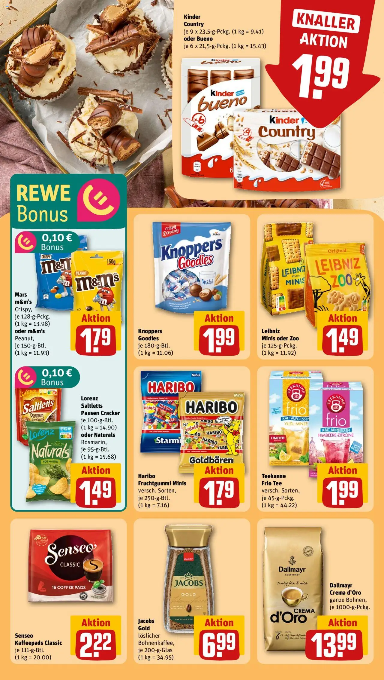 Rewe ihr Kaufpark Prospekt 	 - gültig ab dem 28.07.2025 | Seite: 25 | Produkte: Milch, M&M's, Knoppers, Tee