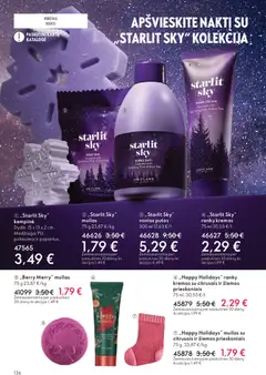 Oriflame leidinys galioja nuo 31.12.2025 | Puslapis: 136 | Prekių: Kremas, Muilas, Vonios putos