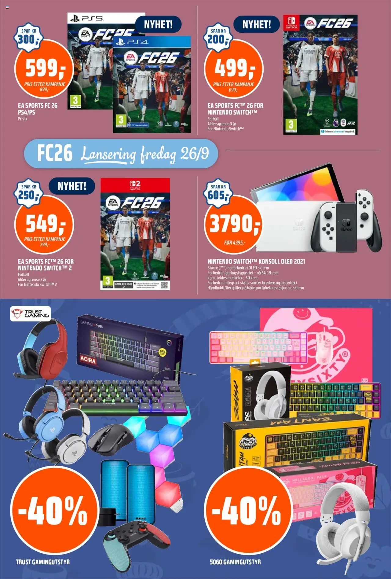  | Side: 16 | Produkter: Skjerm, Nintendo