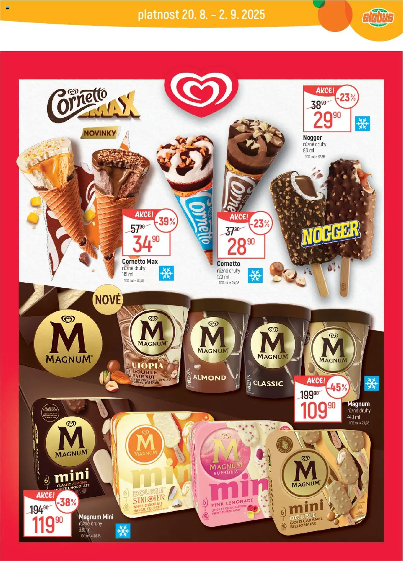 Globus leták od 20.08.2025 | Strana: 25 | Produkty: Globus, Magnum