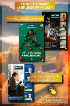Metro - Élelmiszer és Szezonális katalógus 2025/11 - amely érvényes a következő dátumtól: 02.11.2025 | Oldal: 31 | Termékek: Fénymásolópapír, Grappa